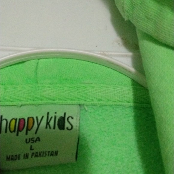 Sweaterhoodie aqua green size large and kids - Picture 14 of 15